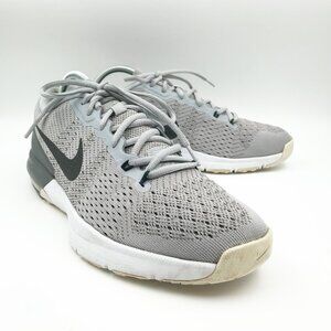 NIKE Flywire Gray Athletic Training Running Shoes Gym Sneakers Trainers Mens 9.5